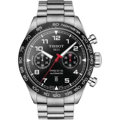 PRS 516 Automatic Chronograph Stainless Steel / Black / Bracelet