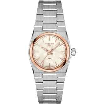 PRX Quartz 25 Stainless Steel - Rose Gold / MOP