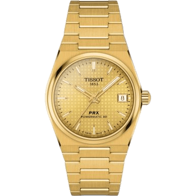 PRX 35 Powermatic 80 Yellow Gold / Champagne
