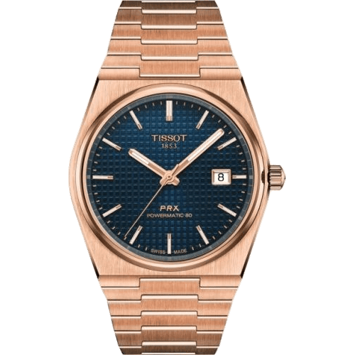 PRX Powermatic 80 Rose Gold / Blue