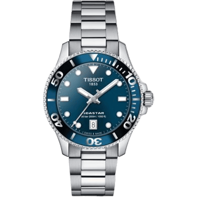 Seastar 1000 36 Quartz Stainless Steel / Blue / Bracelet