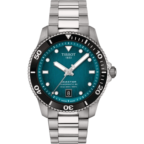 Seastar 1000 Powermatic 80 40 Stainless Steel / Blue / Bracelet