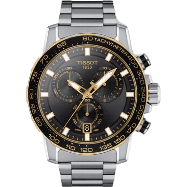 Supersport Chrono Stainless Steel - Yellow Gold / Black / Bracelet