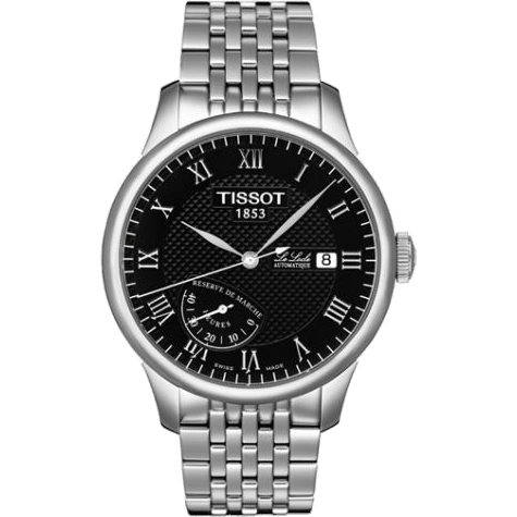 Le Locle Power Reserve 39.3 Stainless Steel / Black / Bracelet