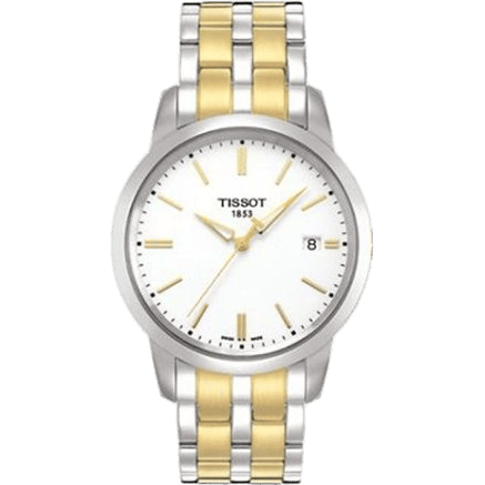 Dream Quartz 38 Stainless Steel / Yellow Gold PVD / White / Bracelet