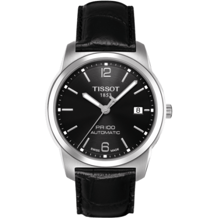 PR 100 Automatic 38 Stainless Steel / Black / Strap