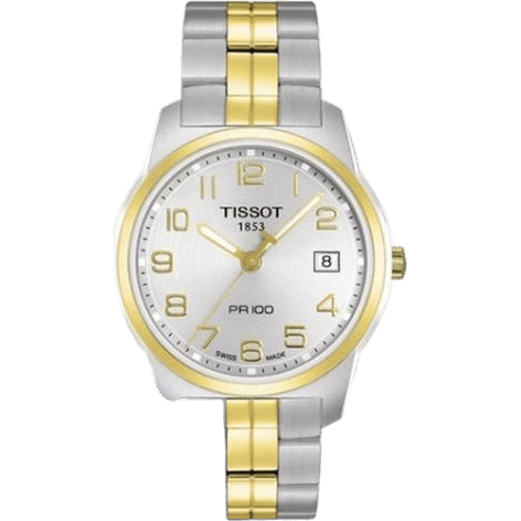 PR 100 Quartz 38 Stainless Steel / Yellow Gold PVD / Silver / Bracelet