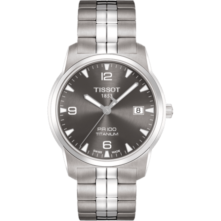 PR 100 Quartz 38 Titanium / Grey / Bracelet