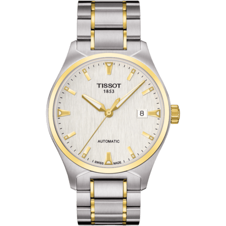 T-Tempo Automatic Stainless Steel / Yellow Gold PVD / Ivory / Bracelet