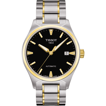 T-Tempo Automatic Stainless Steel / Yellow Gold PVD / Ivory / Bracelet