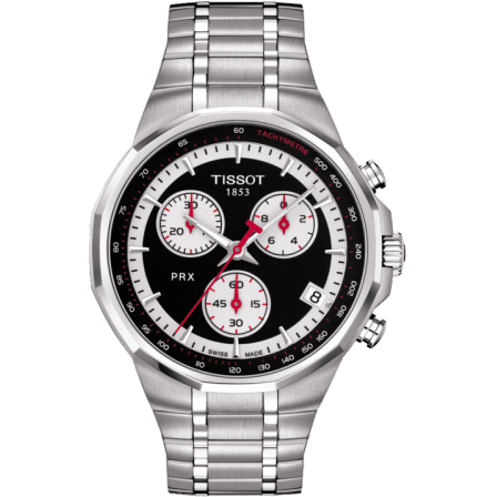PRX Chronograph Quartz Stainless Steel / Black