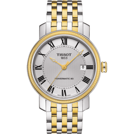 Bridgeport Powermatic 80 Two Tone / Silver Roman / Bracelet