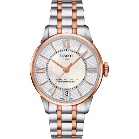 Chemin Des Tourelles Powermatic 80 32 Stainless Steel / Rose Gold PVD / MOP / Bracelet