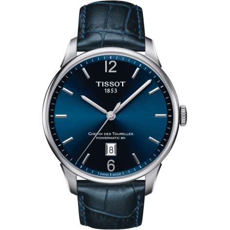 Chemin Des Tourelles Powermatic 80 42 Stainless Steel / Blue / Strap