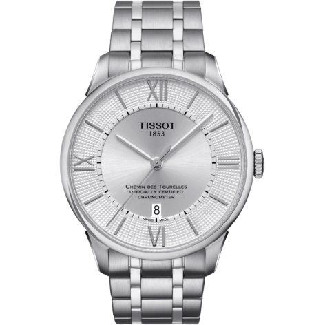 Chemin Des Tourelles Powermatic 80 COSC 42 Stainless Steel / Silver / Bracelet