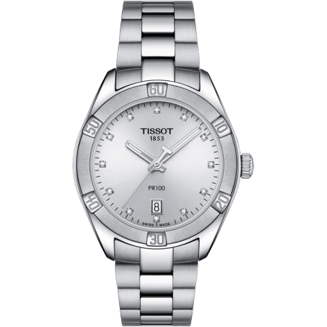 Tissot PR 100 Sport Chic 36 Stainless Steel / Silver / Bracelet T101.910.11.036.00