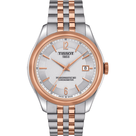 Ballade Powermatic 80 41 Stainless Steel / Rose Gold PVD / Silver / Bracelet