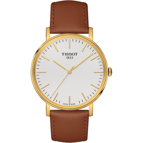 Everytime Medium Yellow Gold PVD / Silver / Strap