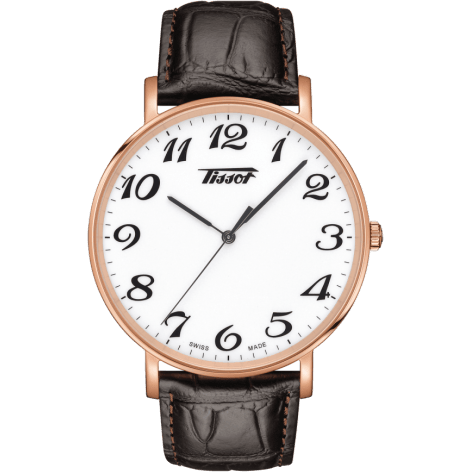 Everytime Large Rose Gold PVD / White / Strap