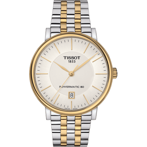 Carson Premium Powermatic 80 Stainless Steel - Yellow Gold / Silver / Bracelet