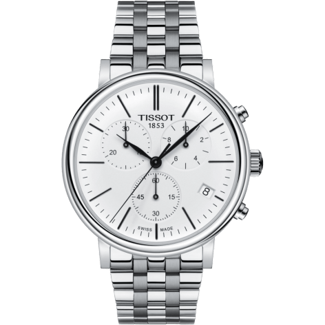 Carson Premium Chronograph Quartz 41 Stainless Steel / Silver / Bracelet