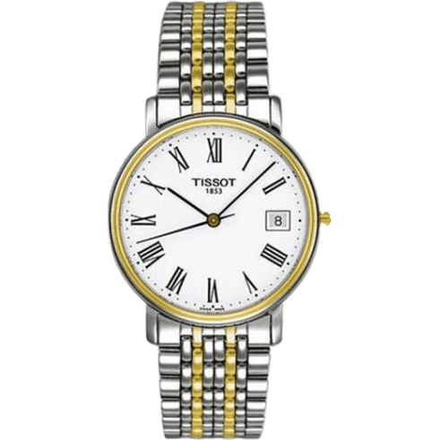 Desire Quartz 34 Stainless Steel / Yellow Gold PVD / White / Bracelet