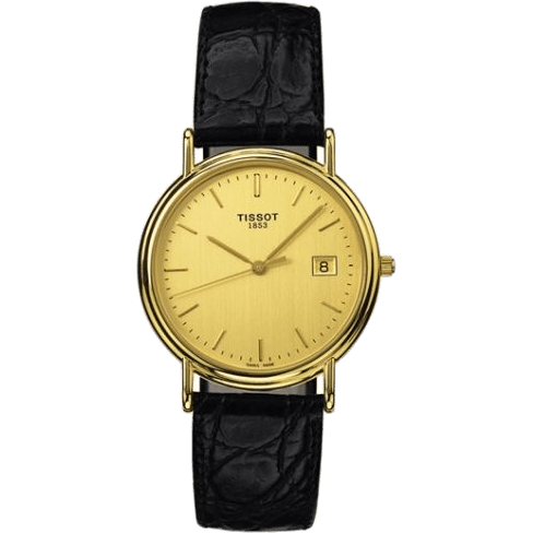 Carmel Quartz 33.9 Yellow Gold / Champagne / Strap