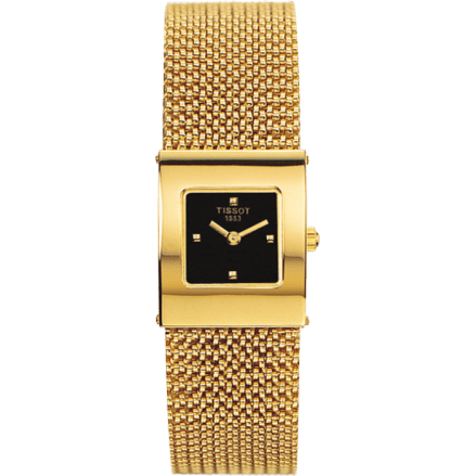 Bellflower Square Yellow Gold / Black / Bracelet
