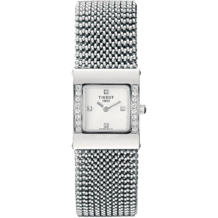 Bellflower Square White Gold / Diamond / Silver / Bracelet