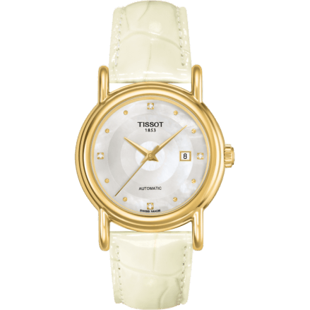 Carson Automatic 29.7 Yellow Gold / MOP / Strap