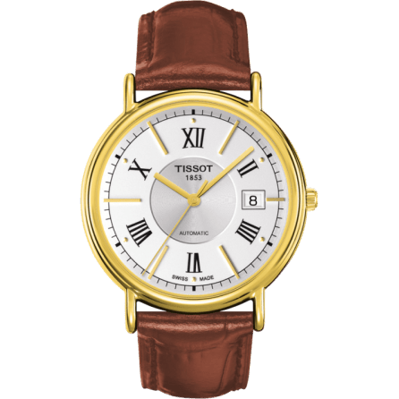 Carson Automatic 40 Yellow Gold / Silver / Strap
