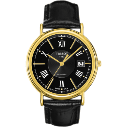 Carson Automatic 40 Yellow Gold / Black / Strap