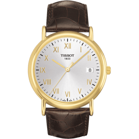 Carson Quartz 40 Yellow Gold / Silver / Strap