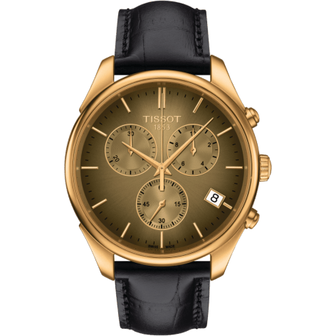 Vintage Chronograph 18k Gold / Brown