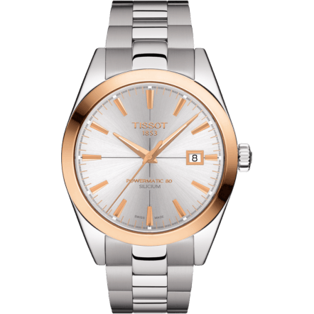 Gentleman Powermatic Stainless Steel - Rose Gold / Silver / Bracelet