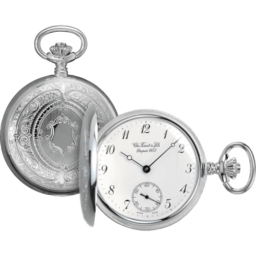 Tissot Savonnette Mechanical Silver / White