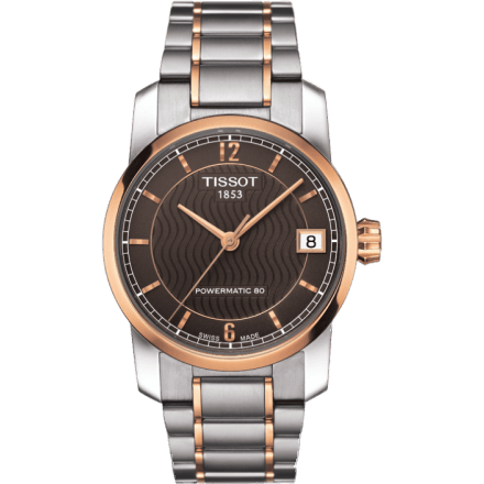 Powermatic 80 Lady Titanium / PVD Gold / Brown