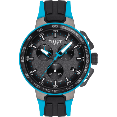 T-Race Cycling Chronograph Stainelss Steel / Blue