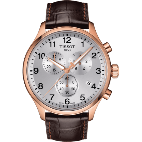 Chrono XL Classic Rose Gold / Silver / Strap