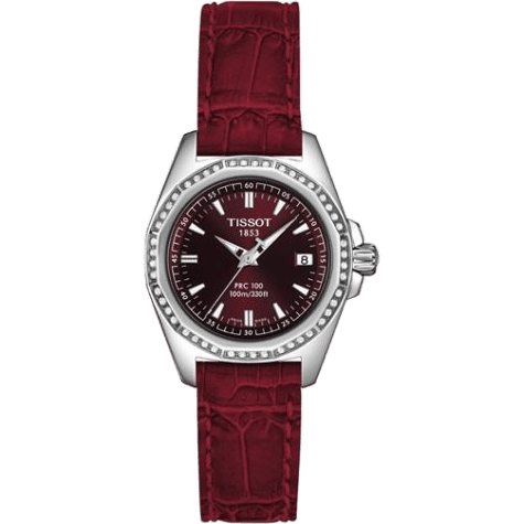 PRC 100 Quartz 29.7 Stainless Steel / Red / Strap