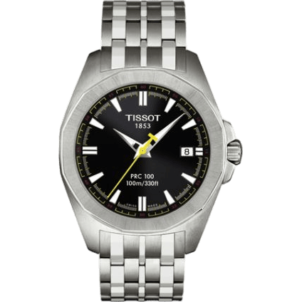 PRC 100 Quartz 41.3 Stainless Steel / Black / Bracelet