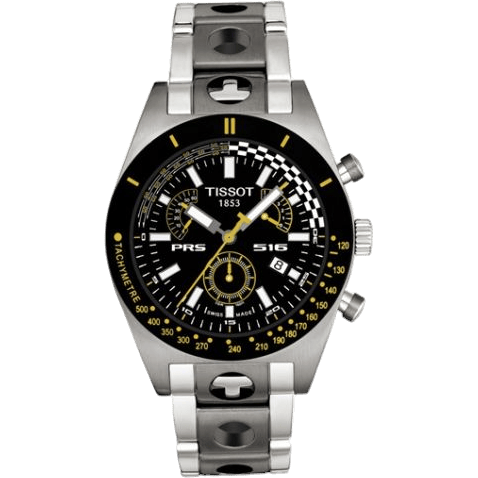 PRS 516 Quartz Chronograph 40 Stainless Steel / Black / Bracelet