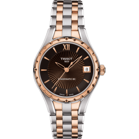 Lady 80 Automatic Stainless Steel / PVD Gold / Brown