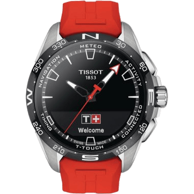 T-Touch Connect Solar Titanium - Ceramic / Black / Rubber