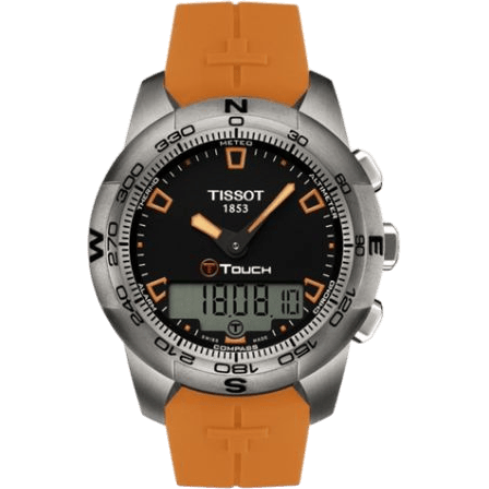 T-Touch II Orange Rubber Ti