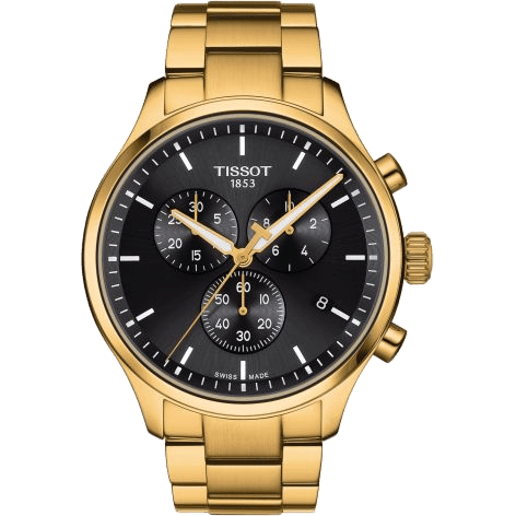 Chrono XL Classic Yellow Gold / Black / Bracelet