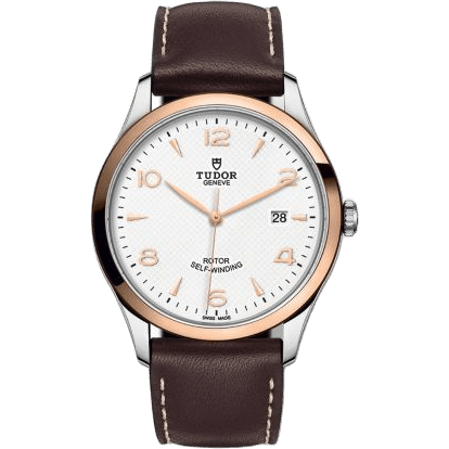 1926 41 Stainless Steel / Rose Gold / White / Strap