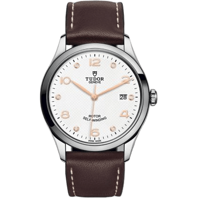 1926 39 Stainless Steel / White - Diamond / Strap