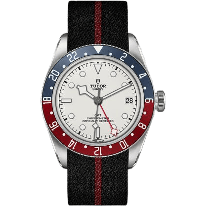 Black Bay GMT Stainless Steel / White / Fabric