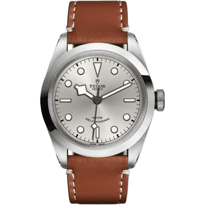 Tudor Heritage Black Bay 41 Silver / Brown Leather 79540-0013